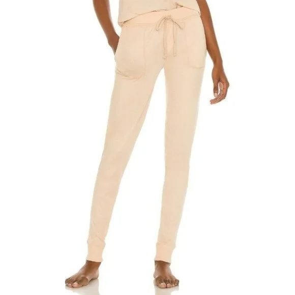 NWT Skin Skinny Pant Joggers Nude 1 / Small - Picture 1 of 10